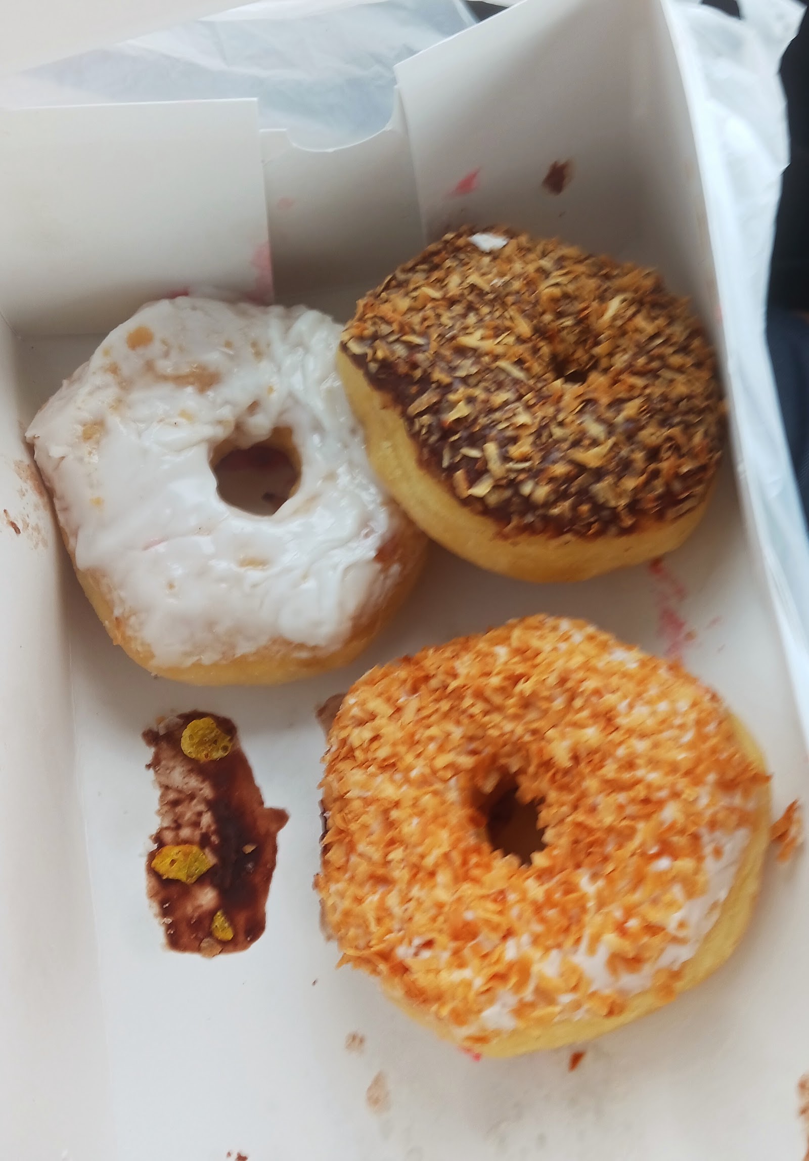 Fresh donuts at Star Glaze Donuts